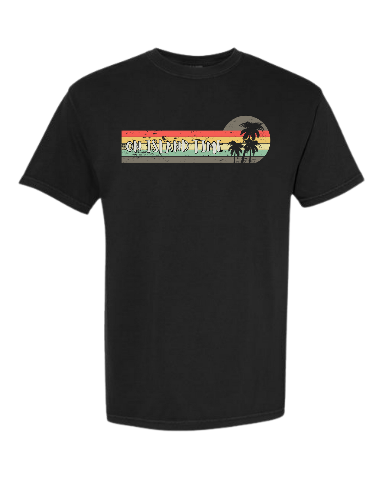 On Island Time - Comfort Colors - Heavyweight Unisex Tee - Neutral Colors