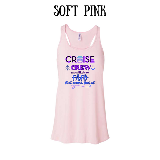 VP - Cruise Crew FAFO - Women's Flowy Racerback Tank