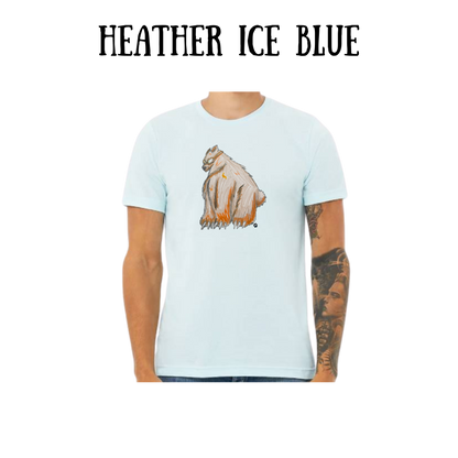 AC - Muscle Bear - Unisex Tee - Blues