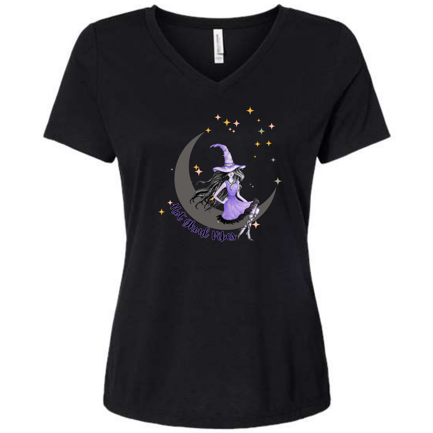 Hot Ghoul Vibes - Women's V-Neck - Assorted Colors