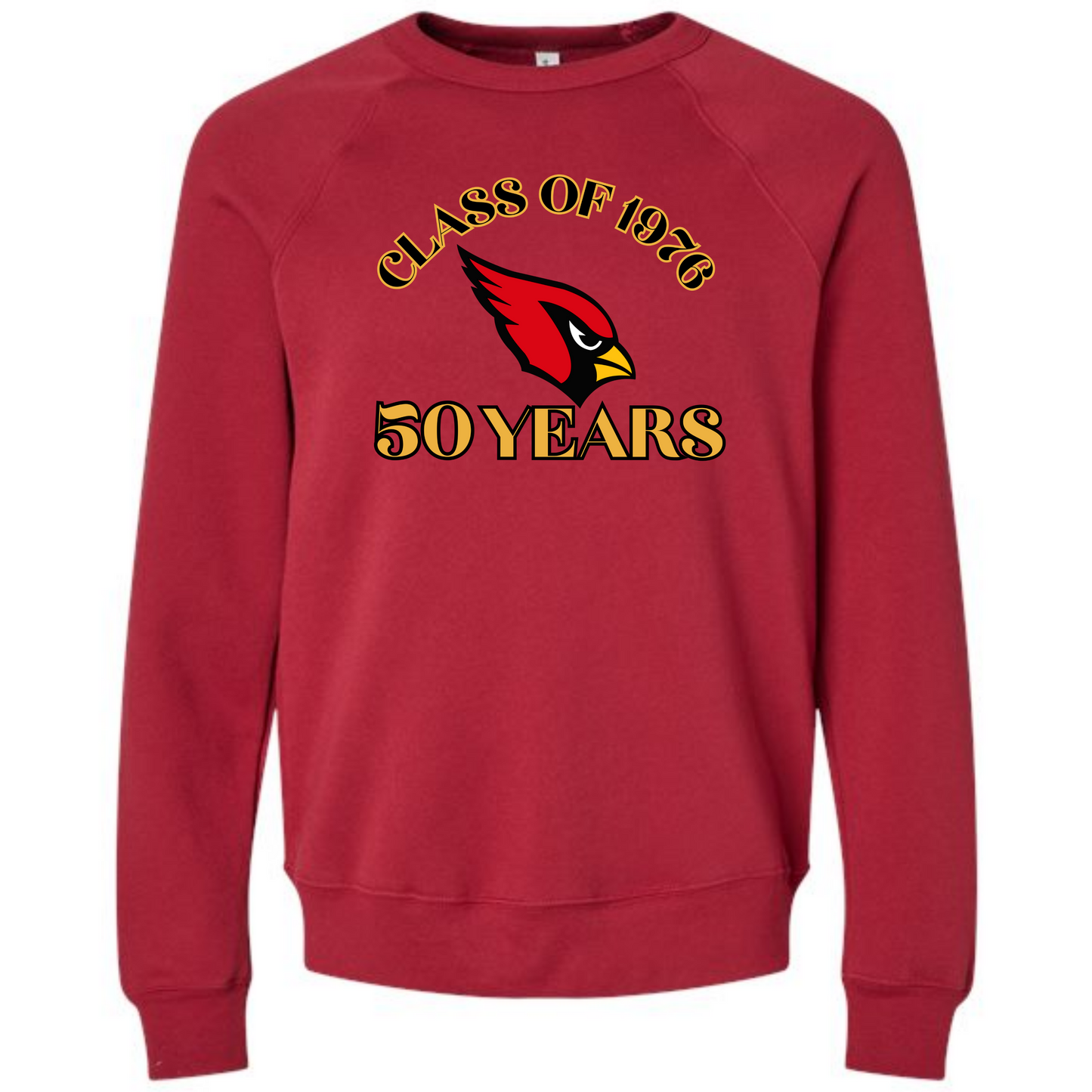 CUHS 50 years - Sponge Fleece Raglan Sweatshirt - Assorted Colors