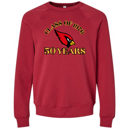 CUHS 50 years - Sponge Fleece Raglan Sweatshirt - Assorted Colors