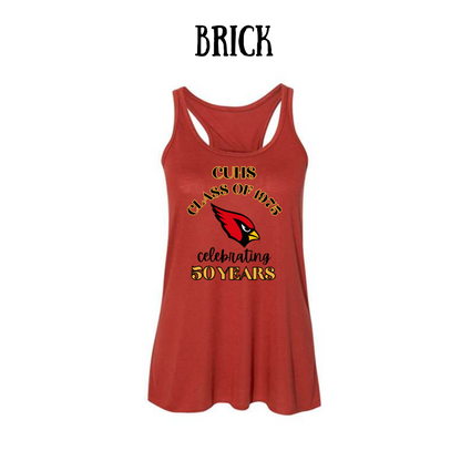 CUHS celebrating - Women's Flowy Racerback Tank