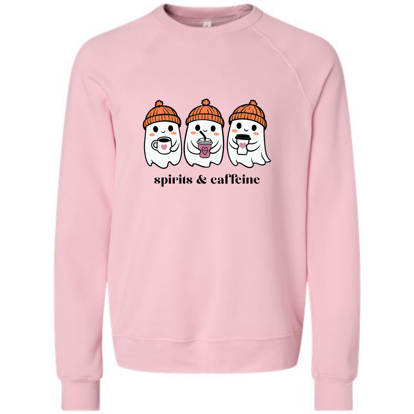 HP - Spirits & Caffeine - Sponge Fleece Raglan Sweatshirt - Assorted Colors