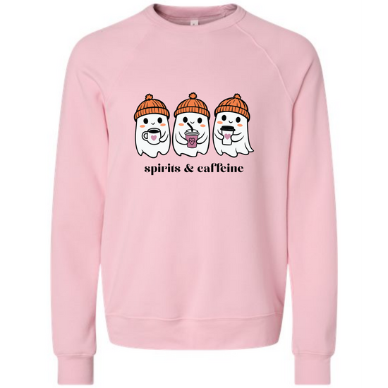 HP - Spirits & Caffeine - Sponge Fleece Raglan Sweatshirt - Assorted Colors