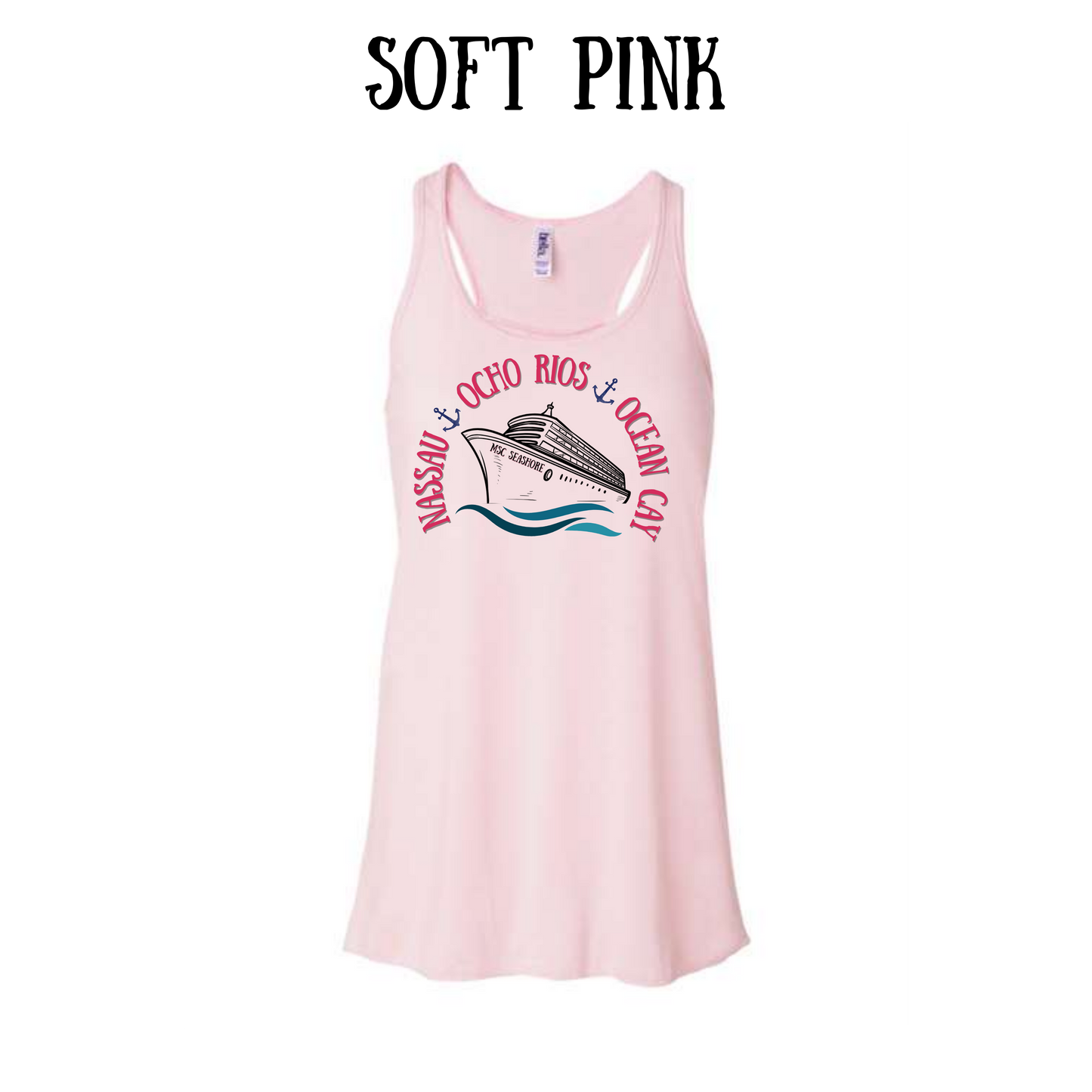VP - MSC Seashore - Women's Flowy Racerback Tank