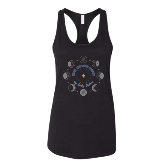 When The Moon Speaks My Body Listens - Bella+Canvas - Women's Jersey Racerback Tank