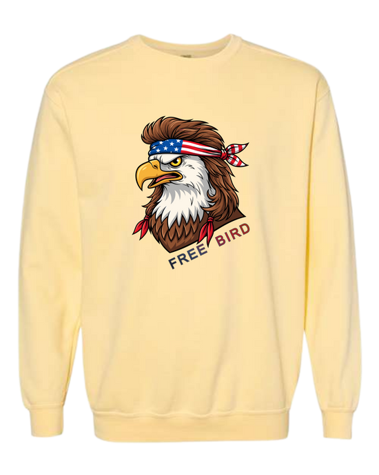 Rockin Free Bird - Comfort Colors - Sweatshirt - Assorted Colors