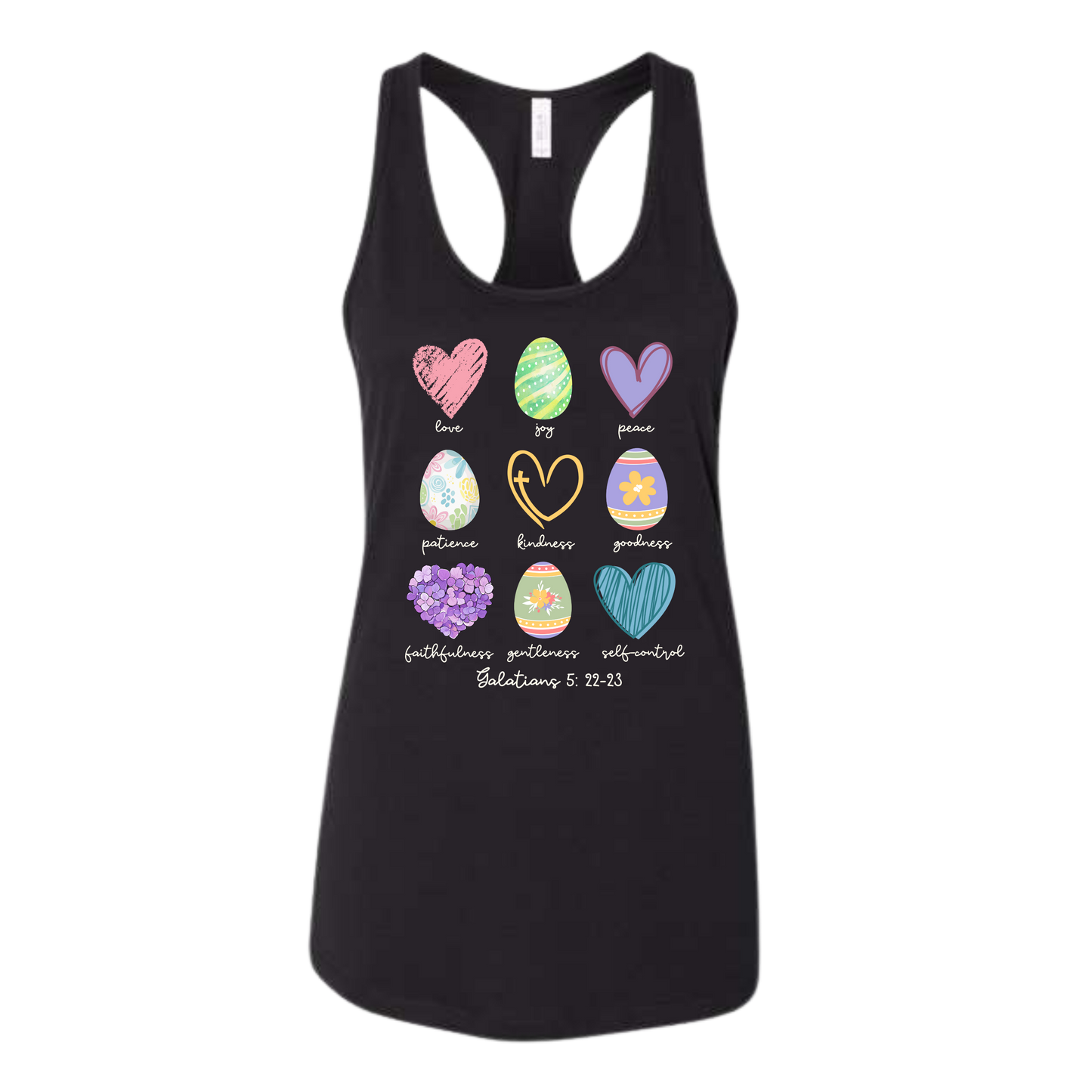 Galatians 5 - Easter - Bella+Canvas - Women's Jersey Racerback Tank