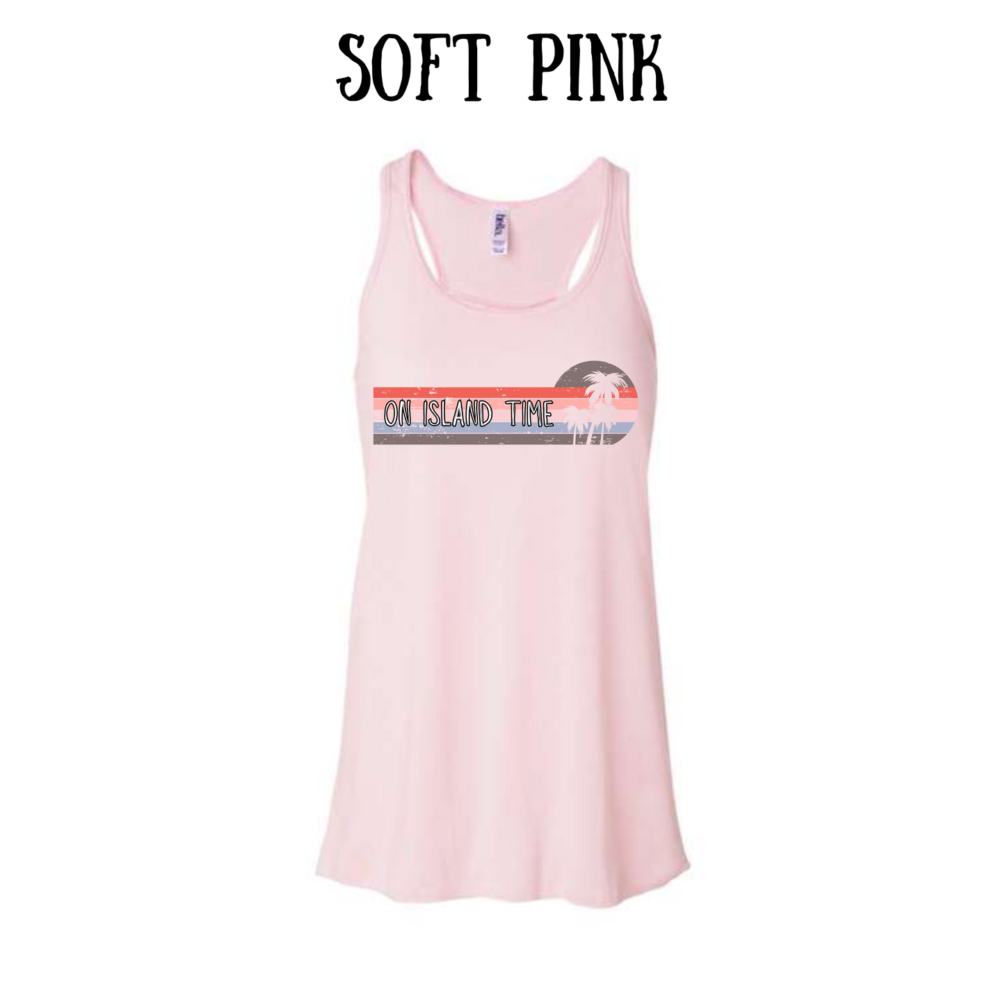 VP - On Island Time - Women's flowy racerback Tank