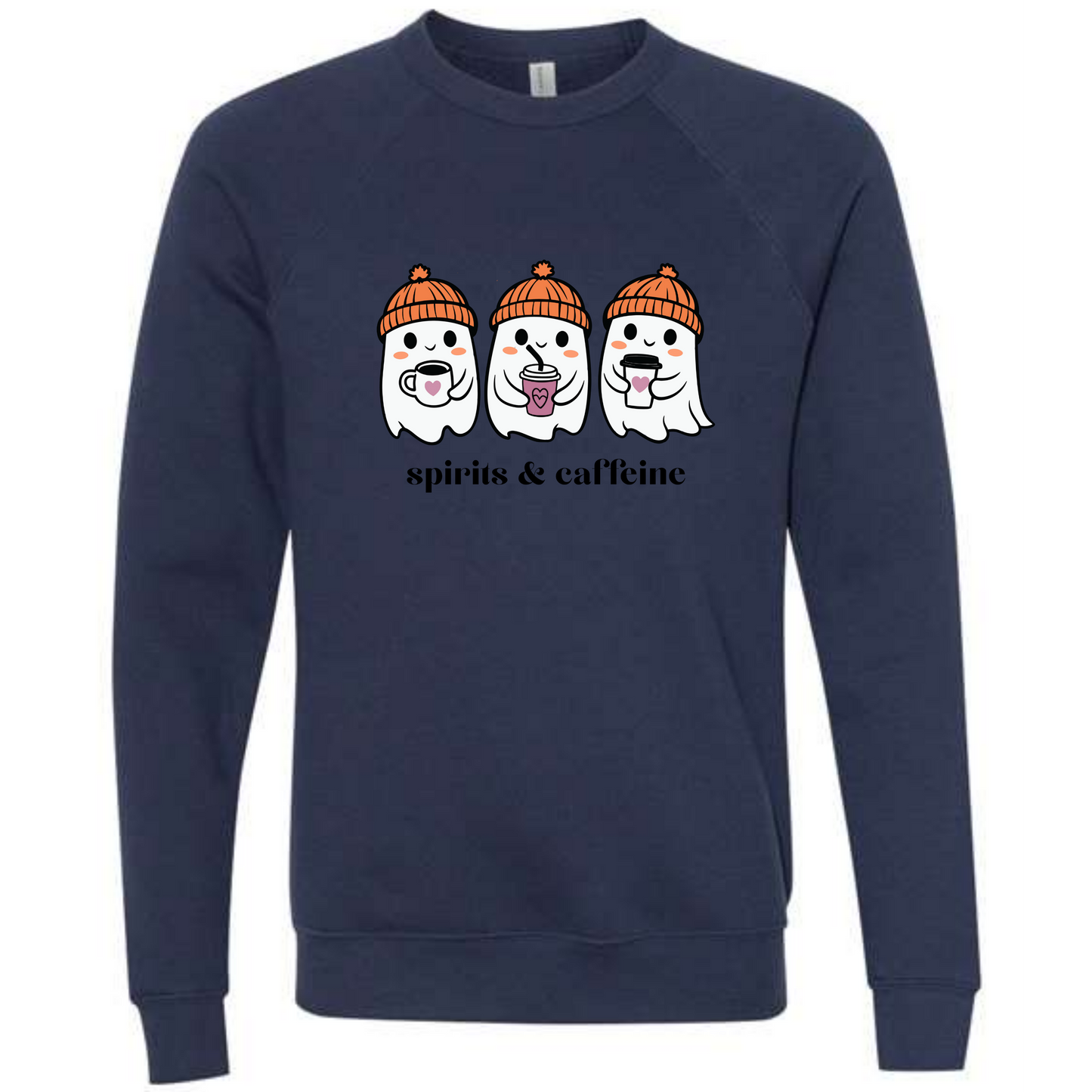 HP - Spirits & Caffeine - Sponge Fleece Raglan Sweatshirt - Blues, Purples