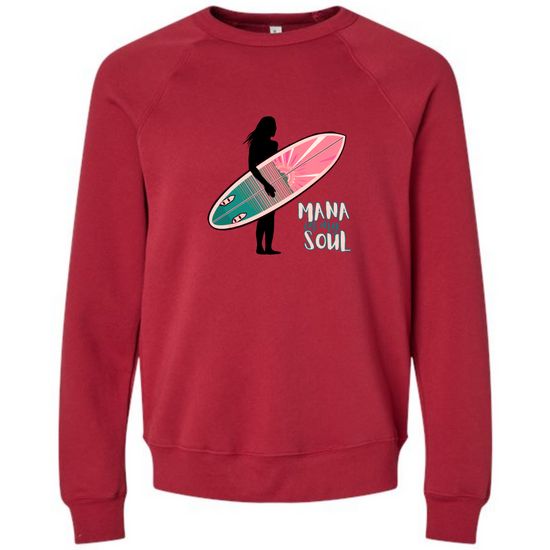 Mana in My Soul - Sponge Fleece Raglan Sweatshirt - Assorted Colors