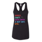 Sorry. Can't. Date With A Bat Boy. Bye. - Bella+Canvas - Women's Jersey Racerback Tank