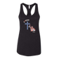 Loves Jesus & America too - Bella+Canvas - Women's Jersey Racerback Tank