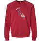 Loves Jesus & America too - Sponge Fleece Raglan Sweatshirt - Assorted Colors
