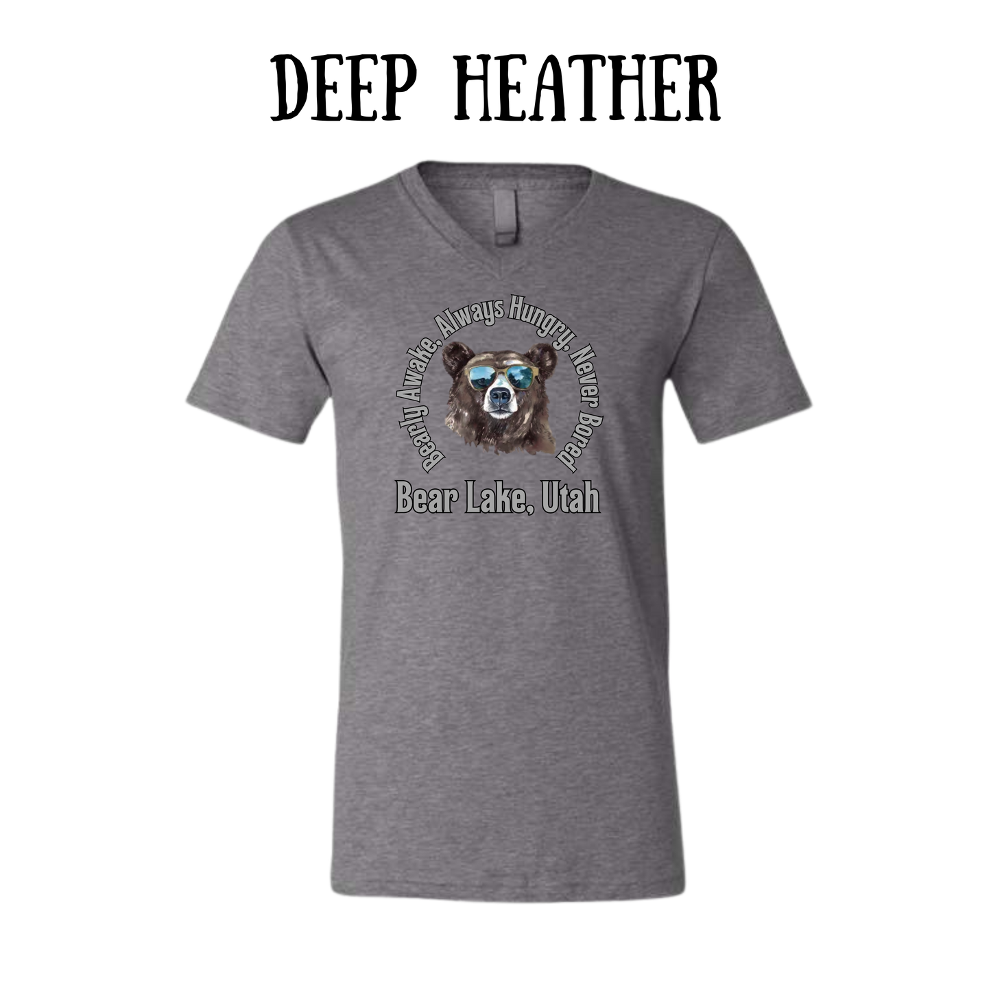 CP - Bear Lake Utah - Unisex V-Neck - Neutral Colors