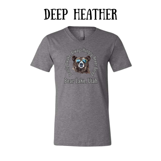 CP - Bear Lake Utah - Unisex V-Neck - Neutral Colors