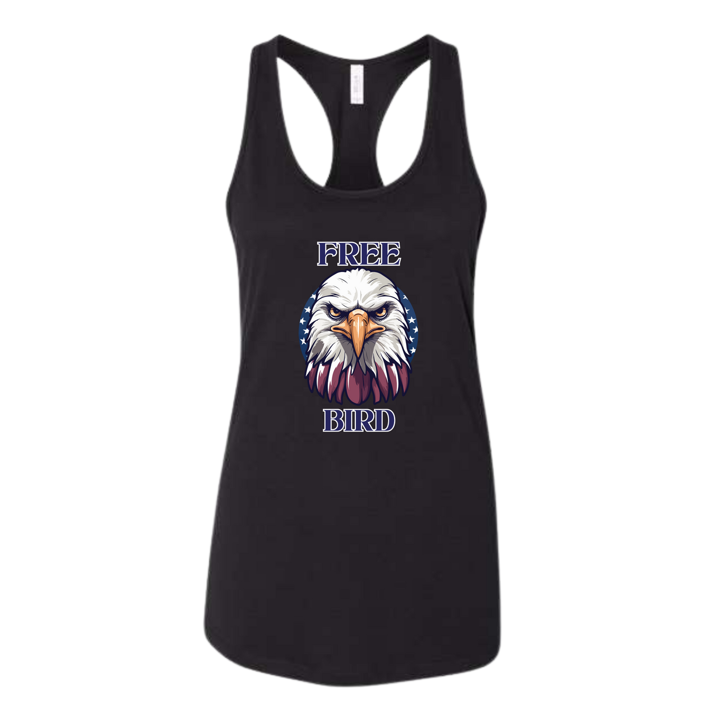 Free Bird - Bella+Canvas - Women's Jersey Racerback Tank