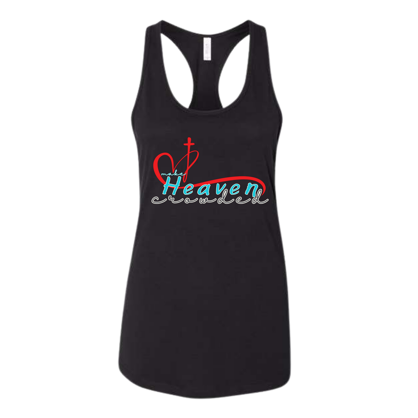 Make Heaven Crowded - Bella+Canvas - Women's Jersey Racerback Tank