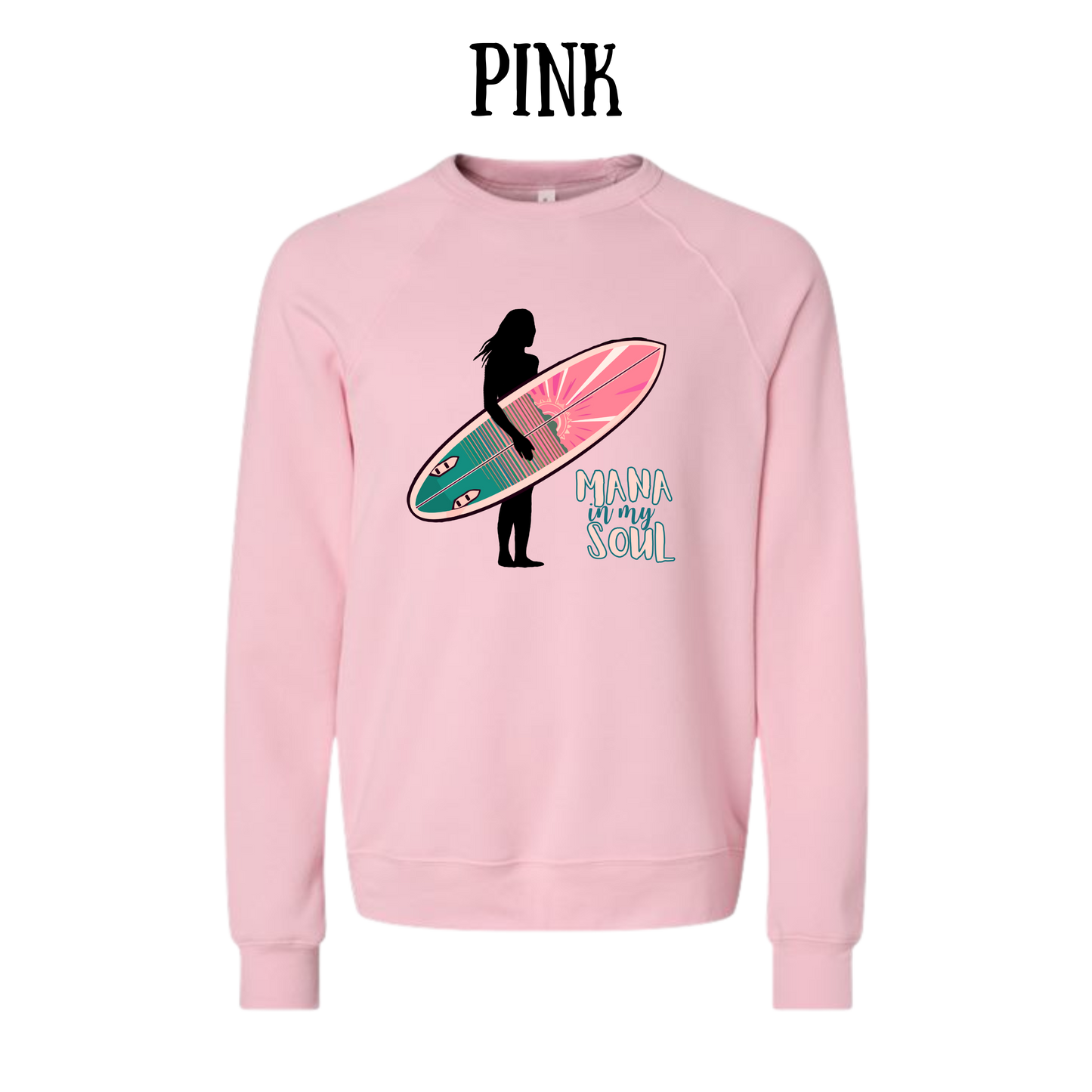 VP - Mana in My Soul - Sponge Fleece Raglan Sweatshirt - Assorted Colors