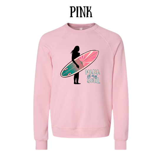 VP - Mana in My Soul - Sponge Fleece Raglan Sweatshirt - Assorted Colors