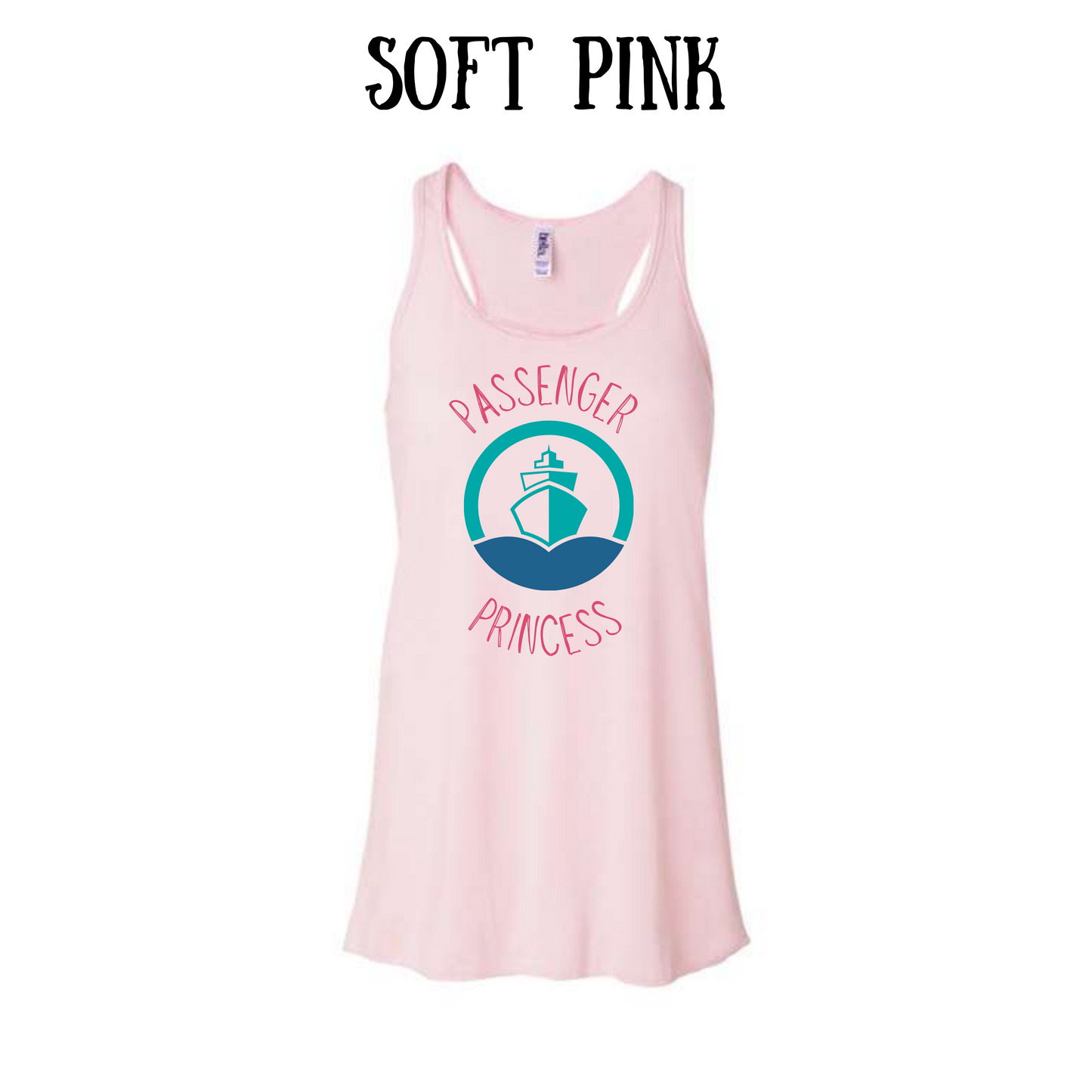 VP - Passenger Princess - Women's Flowy Racerback Tank
