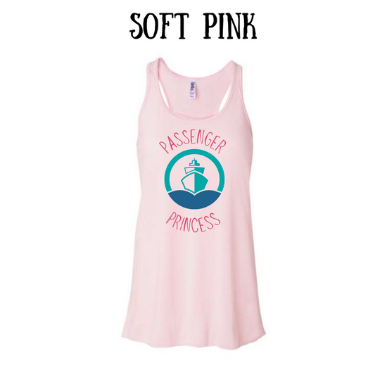 VP - Passenger Princess - Women's Flowy Racerback Tank