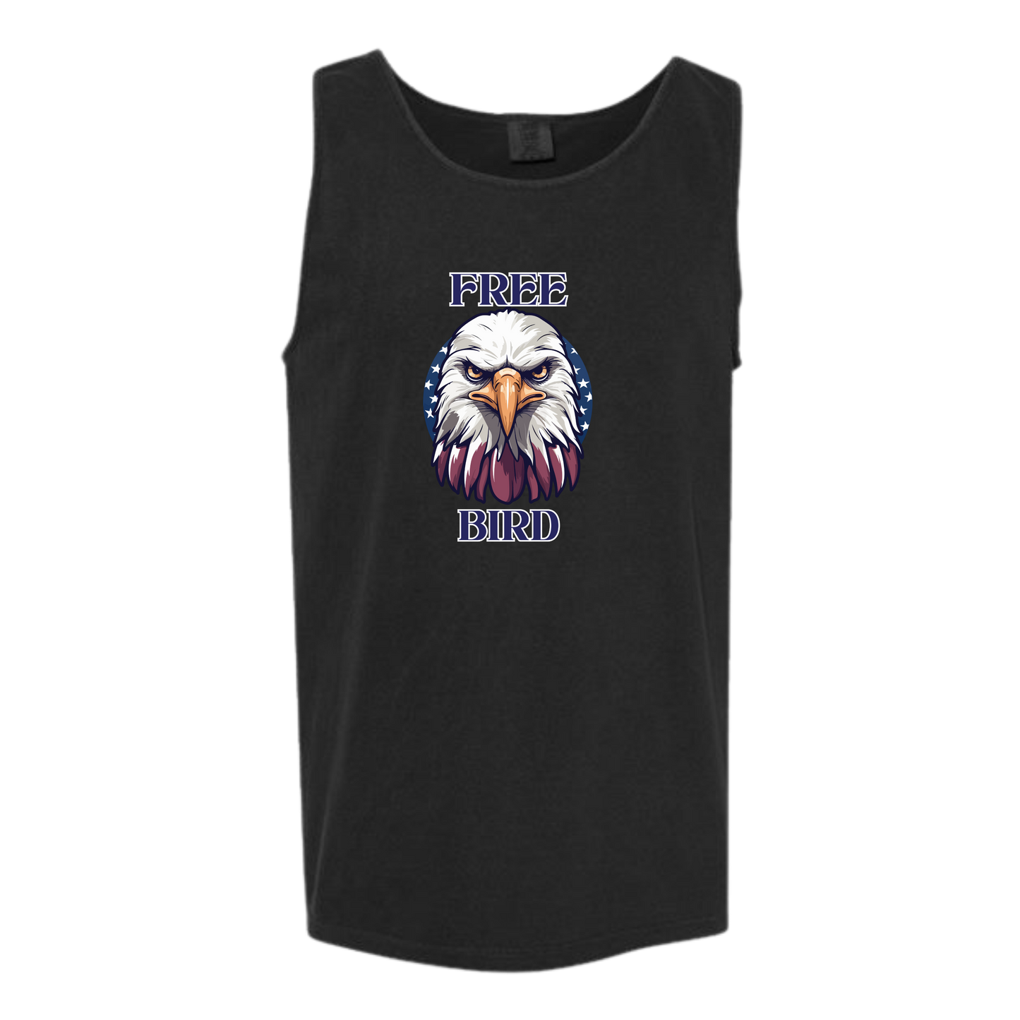 Free Bird - Comfort Colors - Unisex Tank - Neutral Colors & Blues