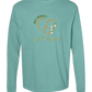 Not Perfect Just Forgiven - Comfort Colors - Heavyweight Long Sleeve Tee - Blues & Greens
