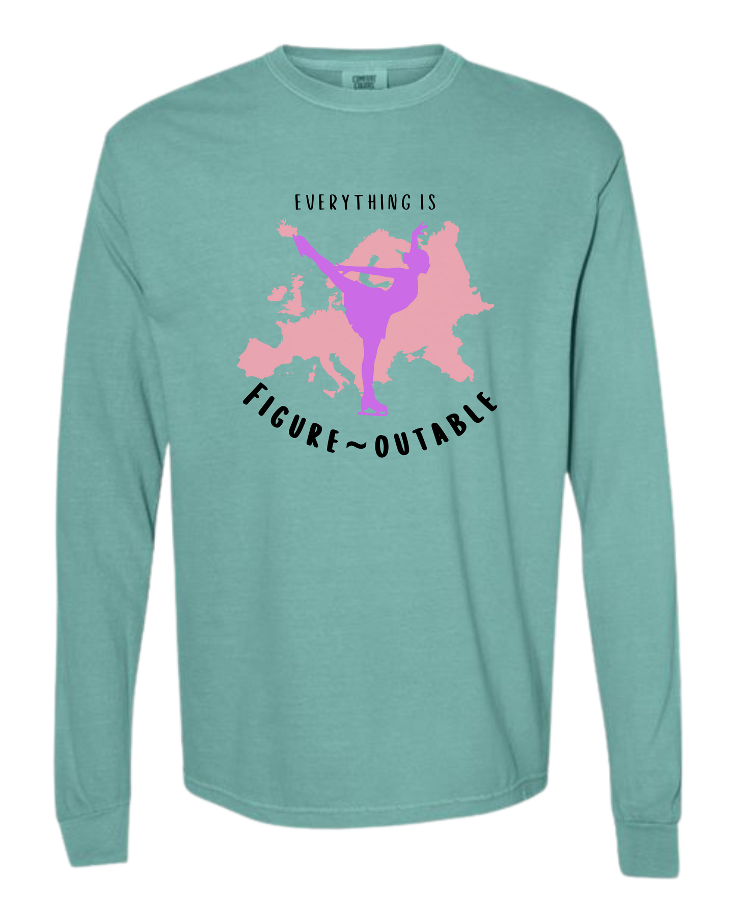 Bristol - Comfort Colors - Heavyweight Long Sleeve Tee - Blues & Greens