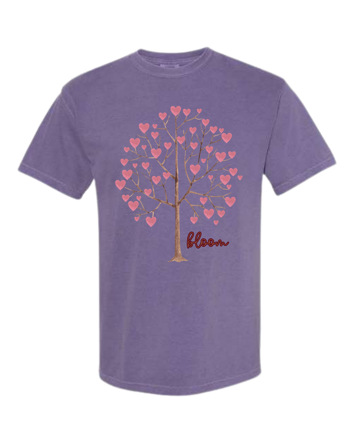 Bloom - Comfort Colors - Heavyweight Unisex Tee - Pinks & Purples
