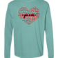 You & Me - Comfort Colors - Heavyweight Long Sleeve Tee - Blues & Greens