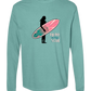 Mana in My Soul - Comfort Colors - Heavyweight Long Sleeve Tee - Blues & Greens