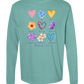 Galatians 5 - Spring - Comfort Colors - Heavyweight Long Sleeve Tee - Blues & Greens