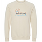 Make Heaven Crowded - Sponge Fleece Raglan Sweatshirt - Greens, Neutrals