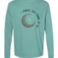 Embrace Each Period of Life - Comfort Colors - Heavyweight Long Sleeve Tee - Blues & Greens