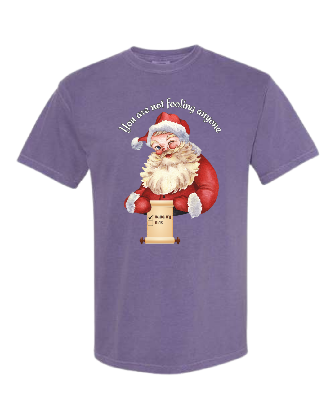 You Are Not Fooling Anyone - Comfort Colors - Heavyweight Unisex Tee - Pinks, Purples