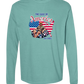 The Gulf of America - Comfort Colors - Heavyweight Long Sleeve Tee - Blues & Greens