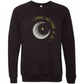 Embrace Each Period of Life - Sponge Fleece Raglan Sweatshirt - Blues, Greens, Purple, and Black