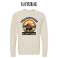CP - Yellowstone: Fluffy Cows - Sponge Fleece Raglan Sweatshirt - Greens, Neutrals