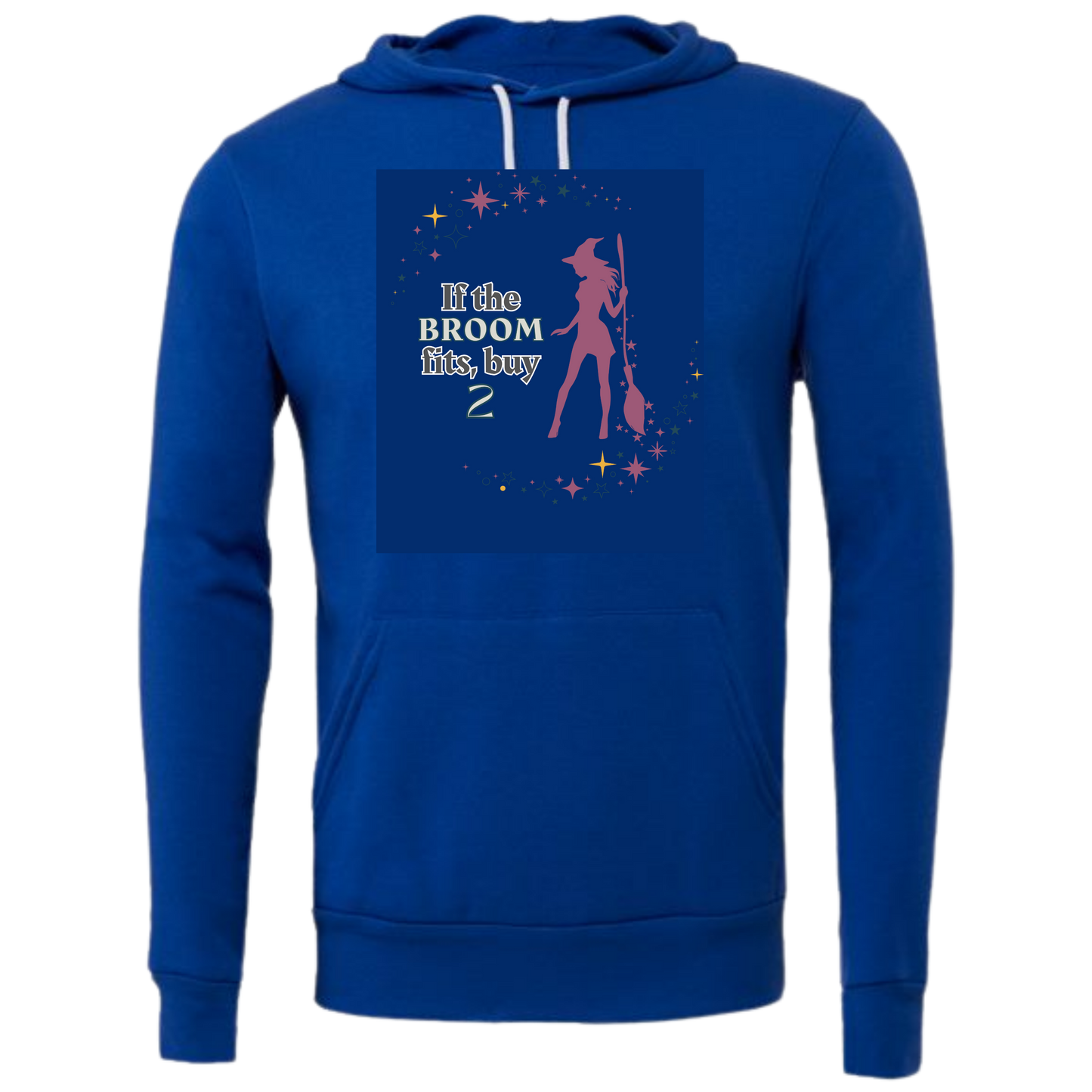 HP - If The Broom Fits - Sponge Fleece Hoodie - Blues, Purples
