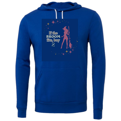 HP - If The Broom Fits - Sponge Fleece Hoodie - Blues, Purples