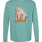 Muscle Bear - Comfort Colors - Heavyweight Long Sleeve Tee - Blues & Greens