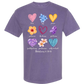 Galatians 5 - Spring - Comfort Colors - Heavyweight Unisex Tee - Pinks & Purples