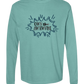 Own the Awkward - Comfort Colors - Heavyweight Long Sleeve Tee - Blues & Greens