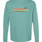 On Island Time - Comfort Colors - Heavyweight Long Sleeve Tee - Blues & Greens