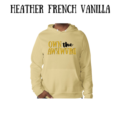 own the awkward - sponge fleece hoodie - greens, neutrals