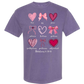 Galatians 5 - Valentines - Comfort Colors - Heavyweight Unisex Tee - Pinks & Purples
