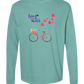 Love is in the Air - Comfort Colors - Heavyweight Long Sleeve Tee - Blues & Greens