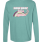 New Year Same Sarcasm - Comfort Colors - Heavyweight Long Sleeve Tee - Blues & Greens
